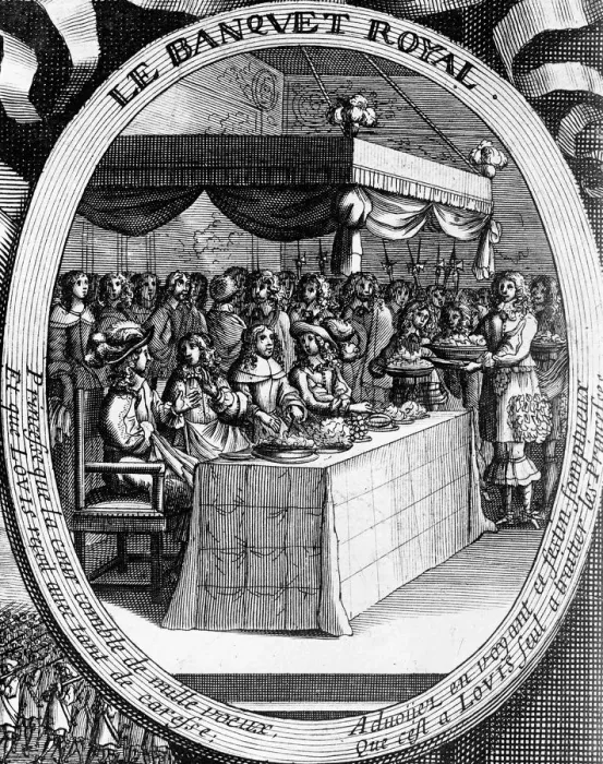 Framed Print : Le Banquet Royal, 17th century France. Possibly Louis XIV, The Sun King Framed Print : Le Banquet Royal, 17th century France. Possibly Louis XIV, The Sun King