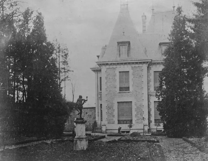 Framed Print : Le Clos at Sampigny ( M Poincares home ). 1 February 1920 Framed Print : Le Clos at Sampigny ( M Poincares home ). 1 February 1920