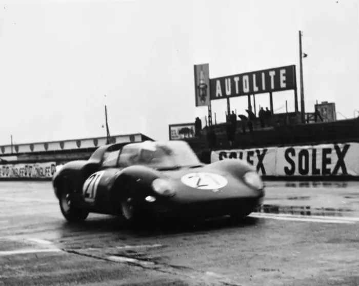 Framed Print : Le Mans France The Ferrari No 21 driven by World Chapion for 1964 John Surtees is Framed Print : Le Mans France The Ferrari No 21 driven by World Chapion for 1964 John Surtees is