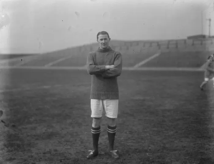 Framed Print : Len Graham, footballer ( Millwall ). 1 April 1925