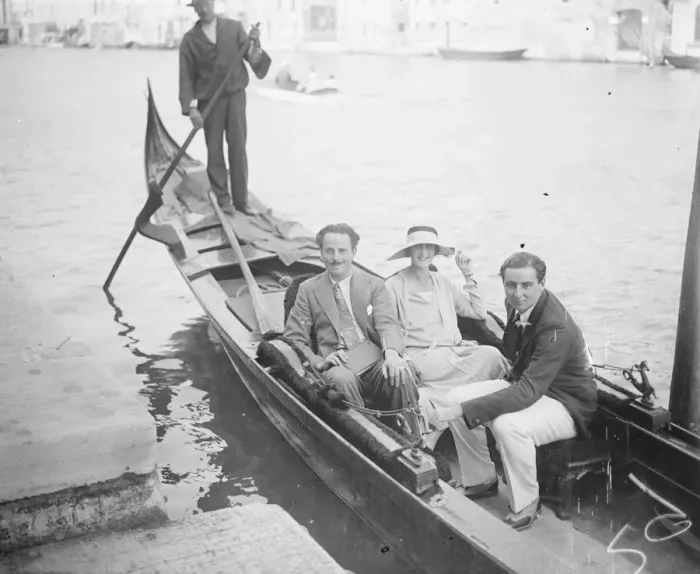 Framed Print : On the Lido Mr Oswald Mosley, Lady Cynthia Mosley and Mr E V Strachey 25 August Framed Print : On the Lido Mr Oswald Mosley, Lady Cynthia Mosley and Mr E V Strachey 25 August