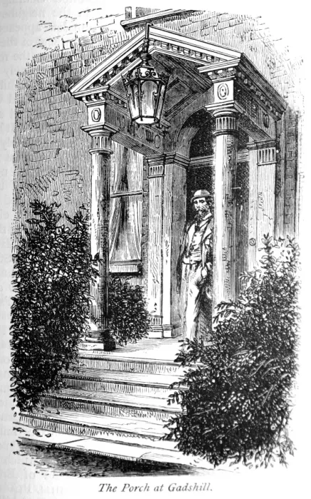 Framed Print : The Life of Charles Dickens The porch at Gadshill Place. Dickens moved from London Framed Print : The Life of Charles Dickens The porch at Gadshill Place. Dickens moved from London