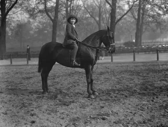 Framed Print : Like father, one of the Mounted Branch. Miss Betty Laurie, daughter of Col Laurie Framed Print : Like father, one of the Mounted Branch. Miss Betty Laurie, daughter of Col Laurie