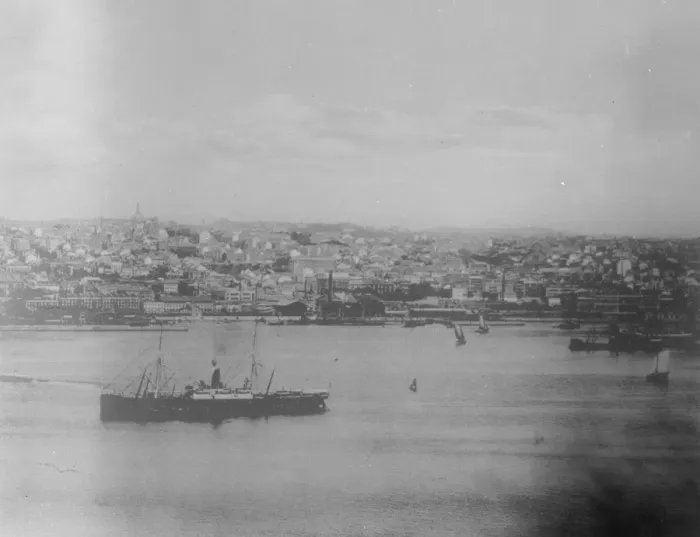 Framed Print : Lisbon the capital city of Portugal from the sea 24 October 1921 Framed Print : Lisbon the capital city of Portugal from the sea 24 October 1921