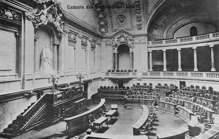 Framed Print : Lisbon, Chamber of Deputies, interior. 27 September 1920 Framed Print : Lisbon, Chamber of Deputies, interior. 27 September 1920