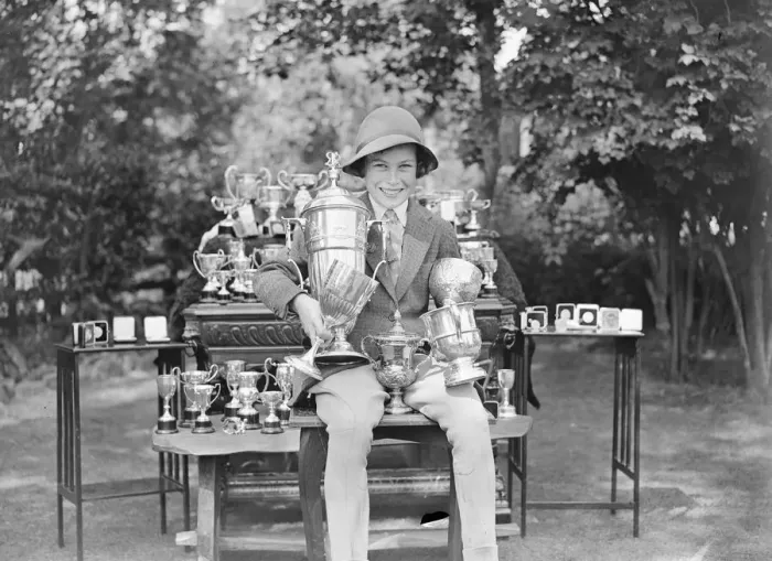 Framed Print : Little Miss Pauline Jones, of East Grinstead, who has already this season had 20