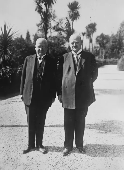 Framed Print : The Locarno conference. Dr Luther, the German Chancellor ( left ), and Dr Stresemann Framed Print : The Locarno conference. Dr Luther, the German Chancellor ( left ), and Dr Stresemann