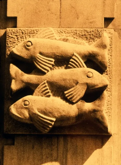 Framed Print : London - Cheapside Curious ntriple image of Pisces from among the zodialal signs Framed Print : London - Cheapside Curious ntriple image of Pisces from among the zodialal signs