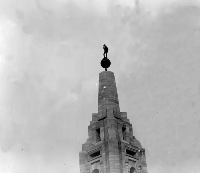 Framed Print : London. Mercury Bronze Statue at the top of Royal London House, Finsbury. 6