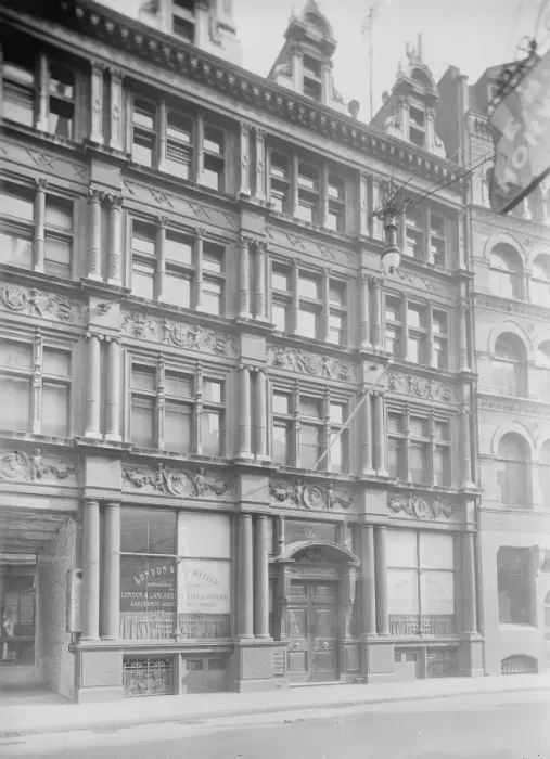 Framed Print : London and Scottish Assurance building, Cornhill Photographed for Mr Nenck, American Framed Print : London and Scottish Assurance building, Cornhill Photographed for Mr Nenck, American