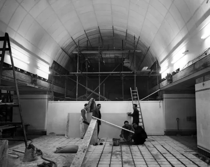 Framed Print : Londons ever - improving transport system carries its works programme a step further Framed Print : Londons ever - improving transport system carries its works programme a step further