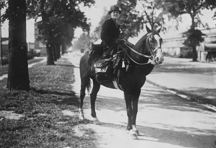 Framed Print : Long distance rider equestrian rider. Mlle Dorangue photographed at Le Bourget