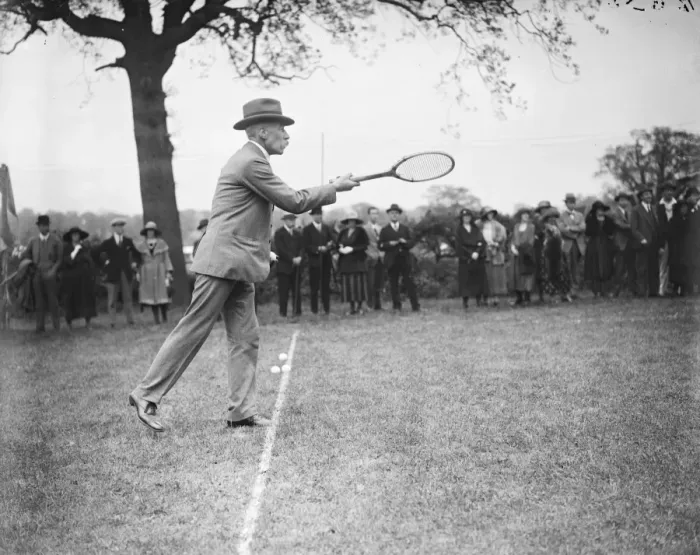 Framed Print : Lord Burnham opens news agencies, sports ground at Wembley Mr W P Forbes serving Framed Print : Lord Burnham opens news agencies, sports ground at Wembley Mr W P Forbes serving
