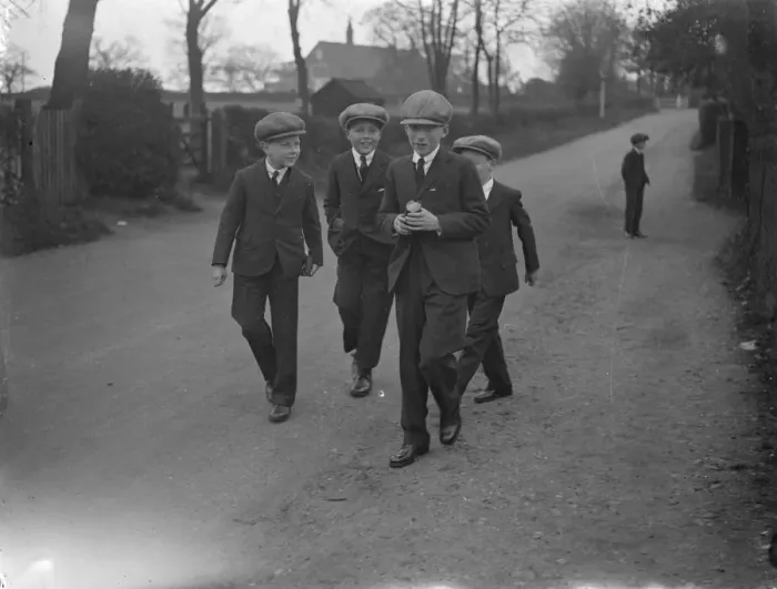 Framed Print : Lord Lascelles attends church with his school mates. Lord Lascelles, oldest son Framed Print : Lord Lascelles attends church with his school mates. Lord Lascelles, oldest son