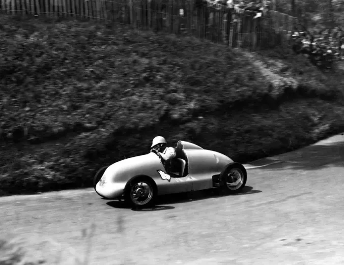 Framed Print : Lord Strathcarron at Shelsley in a Marwyn 500 cc race car in 1949 Born January Framed Print : Lord Strathcarron at Shelsley in a Marwyn 500 cc race car in 1949 Born January