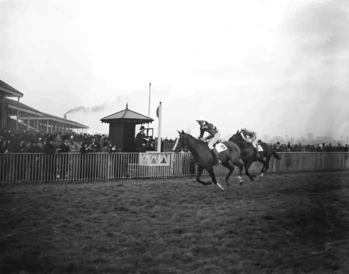 Framed Print : Lord Westmoreland rides his own horse to victory. At Hurst Park Lord Westmoreland Framed Print : Lord Westmoreland rides his own horse to victory. At Hurst Park Lord Westmoreland