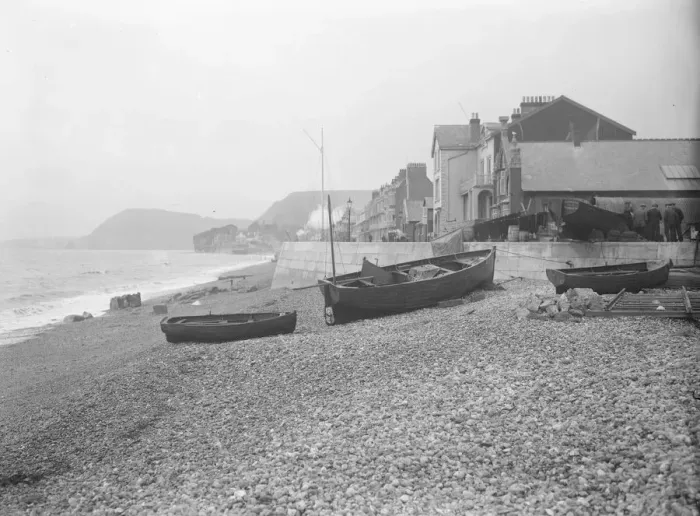 Framed Print : Lynmouth. 1 October 1926 Framed Print : Lynmouth. 1 October 1926