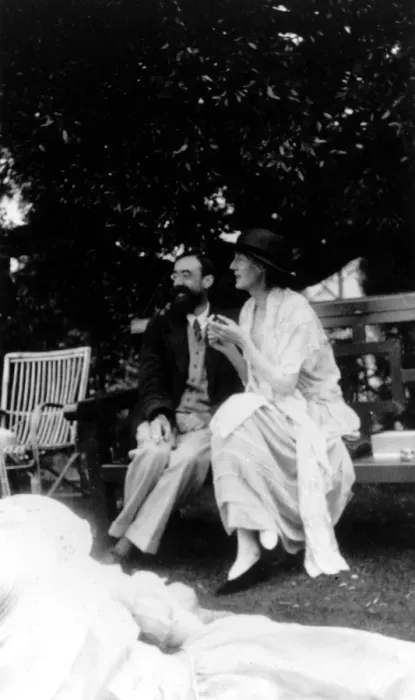 Framed Print : Lytton Strachey and Virginian Woolf Framed Print : Lytton Strachey and Virginian Woolf