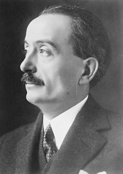 M Malvy, former French Minister of the Interior. 18 April 1925