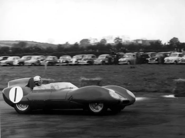 Framed Print : M Templeton 1100 cc Lotus Climax winner of Formula Libre Scratch Race at Kirkistown