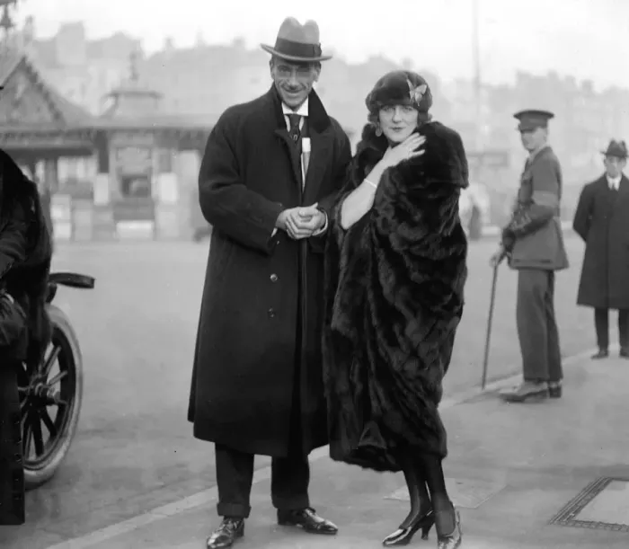 Framed Print : Madamoiselle Delysia and Mons Morton, during Gala Day at Brighton, Sussex, England Framed Print : Madamoiselle Delysia and Mons Morton, during Gala Day at Brighton, Sussex, England