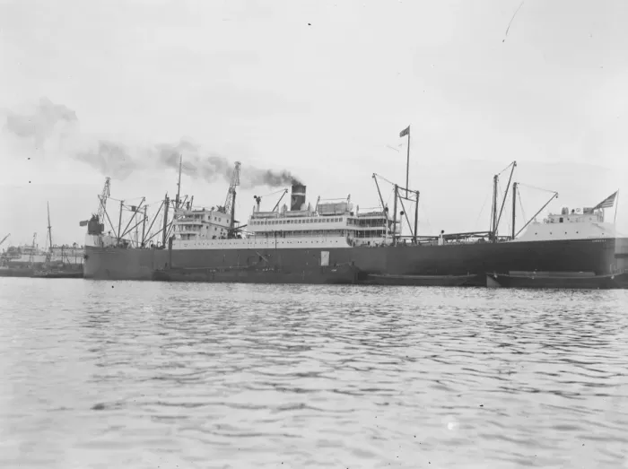 Framed Print : The US Mail Steamship Co, new mail steamer the Pan Handle State has arrived