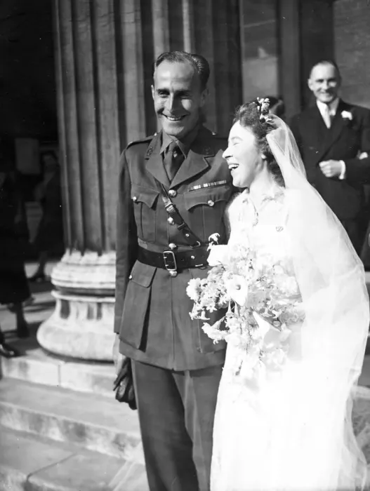 Framed Print : Maj Geoffrey David Hall, Royal Armoured Corps was married to Miss Betty Stewart Dickey Framed Print : Maj Geoffrey David Hall, Royal Armoured Corps was married to Miss Betty Stewart Dickey