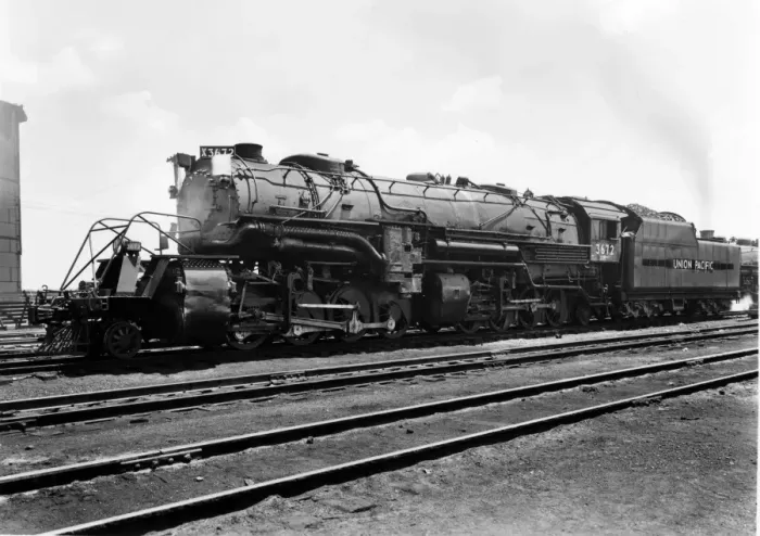 Framed Print : Mallet class steam locomotive. Purchased by the Union Pacific Railroad company Framed Print : Mallet class steam locomotive. Purchased by the Union Pacific Railroad company