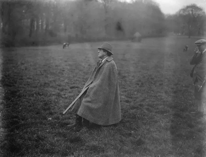 Framed Print : Marchioness of Curzons shooting party at Hackwood Park, Basingstoke. Earl Beatty Framed Print : Marchioness of Curzons shooting party at Hackwood Park, Basingstoke. Earl Beatty