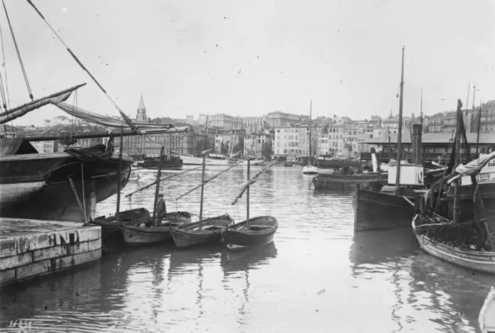 Framed Print : Marseille. La Camebiere. April 1927 Framed Print : Marseille. La Camebiere. April 1927