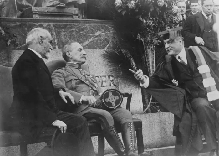 Framed Print : Marshal Foch at Columbia University. Dr Nicholas Murray Butler, President of Framed Print : Marshal Foch at Columbia University. Dr Nicholas Murray Butler, President of