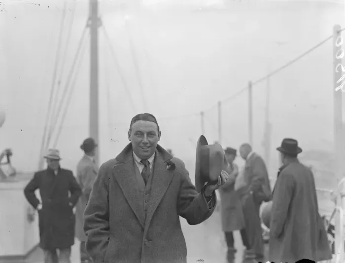 Framed Print : Maurice Tate, leaves on a cricket tour of Argentina. Maurice Tate, the England Framed Print : Maurice Tate, leaves on a cricket tour of Argentina. Maurice Tate, the England