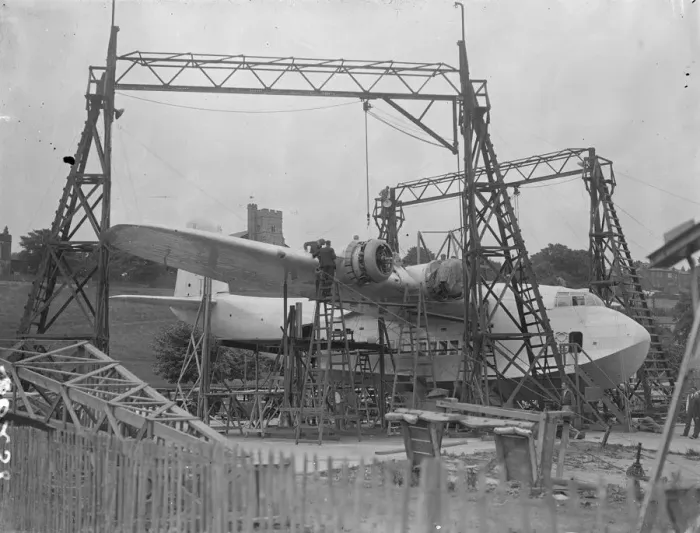 Framed Print : Mayo composite aircraft nears completion at Rochester, first pictures