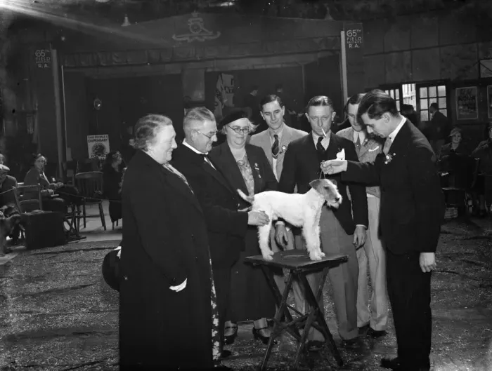 Framed Print : The Mayor and Mayoress of Woolwich at the Peoples Dispensary for Sick Animals ( Framed Print : The Mayor and Mayoress of Woolwich at the Peoples Dispensary for Sick Animals (