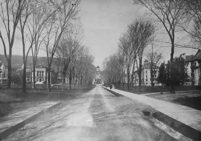 Framed Print : McGill University in Montreal, Quebec, Canada, at the foot of Mount Royal 1920 Framed Print : McGill University in Montreal, Quebec, Canada, at the foot of Mount Royal 1920