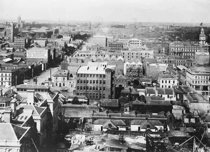 Framed Print : Melbourne, Australia 26 March 1920