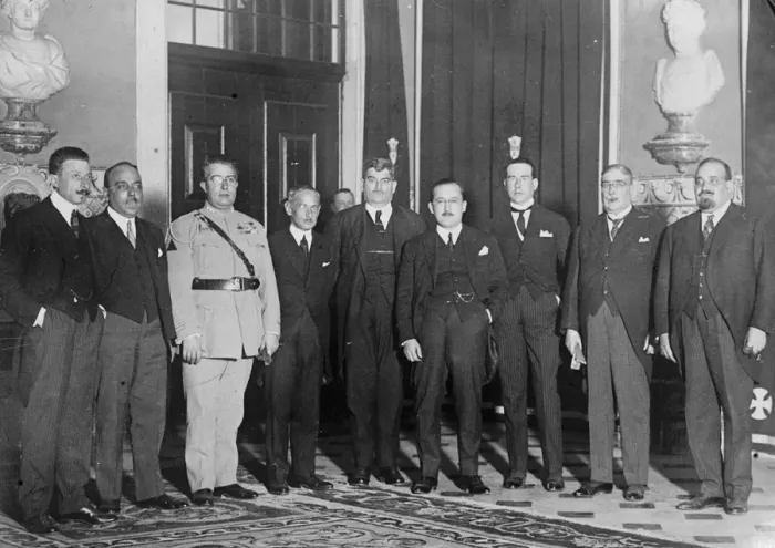 Framed Print : Members of the Portuguese Cabinet. 1. Dr Joao De Deus Ramos, Minister of Trabalho 2 Framed Print : Members of the Portuguese Cabinet. 1. Dr Joao De Deus Ramos, Minister of Trabalho 2