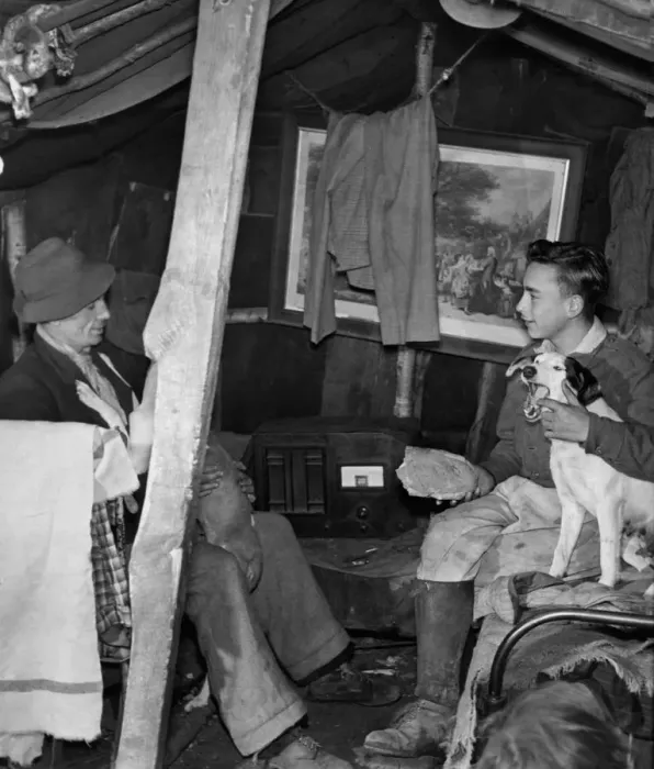 Framed Print : Five hundred men women and children live in Stone Age squalor amidst the rural beauty