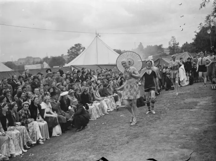 Framed Print : Mens parade at the Dartford Carnival in Kent. 1939 Framed Print : Mens parade at the Dartford Carnival in Kent. 1939