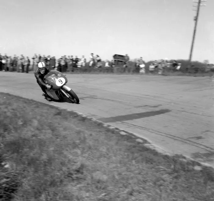 Framed Print : Mettet, Belgium : Britains famous John Surtees riding his MV Augusta at the Internation Framed Print : Mettet, Belgium : Britains famous John Surtees riding his MV Augusta at the Internation