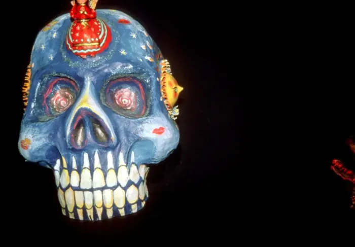 Framed Print : Mexican mask for the dead Framed Print : Mexican mask for the dead
