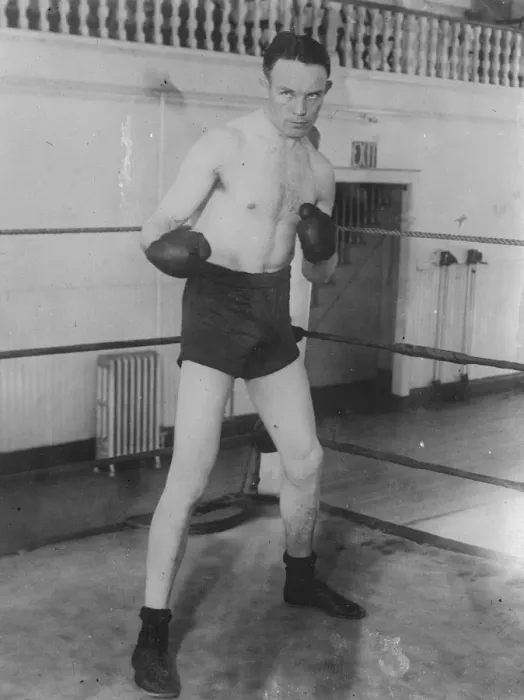 Framed Print : Mike Motigue US boxer. 5 September 1922
