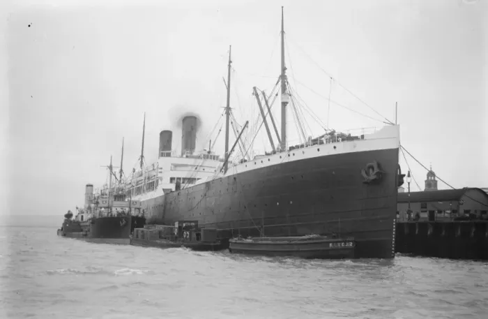 Framed Print : Minnesota of thess Zeeland at Portsmouth. February 1927 Framed Print : Minnesota of thess Zeeland at Portsmouth. February 1927