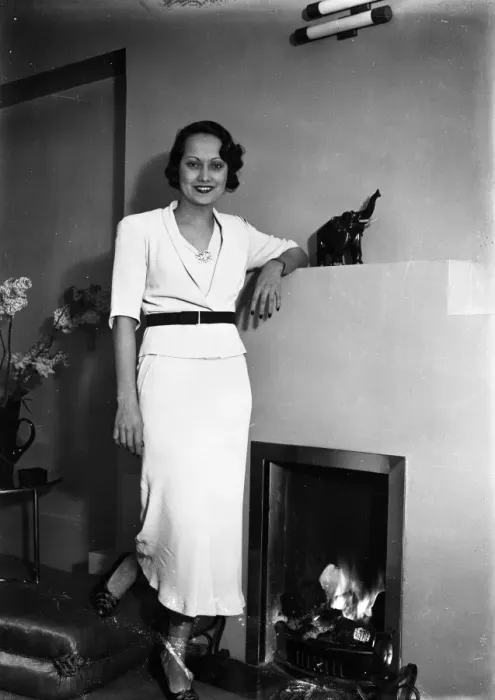 Framed Print : Miss Merle Oberon, the British film star who created so much interest in The Private