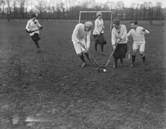 Framed Print : Mixed hockey at Lyons Club, Sudbury Framed Print : Mixed hockey at Lyons Club, Sudbury
