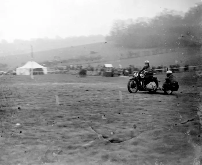 Framed Print : Motor Cycle Racing (Brands Hatch). 1934 Framed Print : Motor Cycle Racing (Brands Hatch). 1934