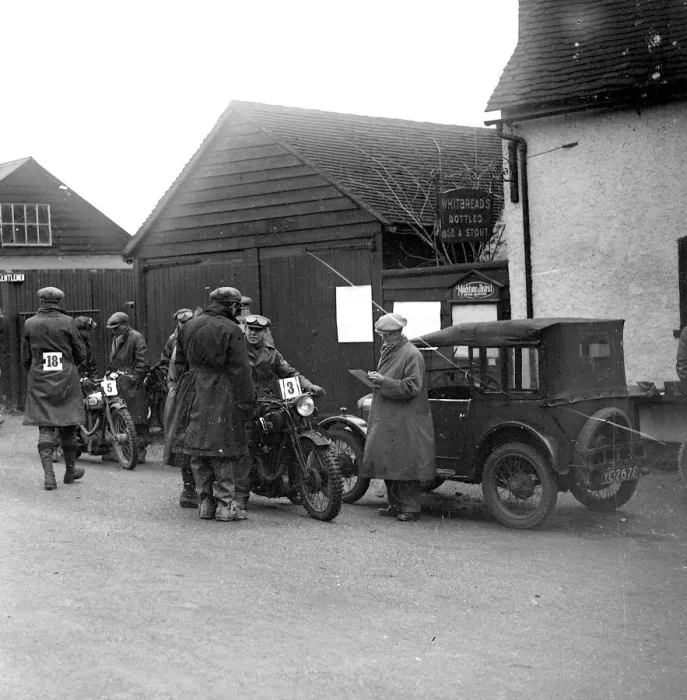 Framed Print : Motor Cycle Trial (Wrotham) 1934 Framed Print : Motor Cycle Trial (Wrotham) 1934