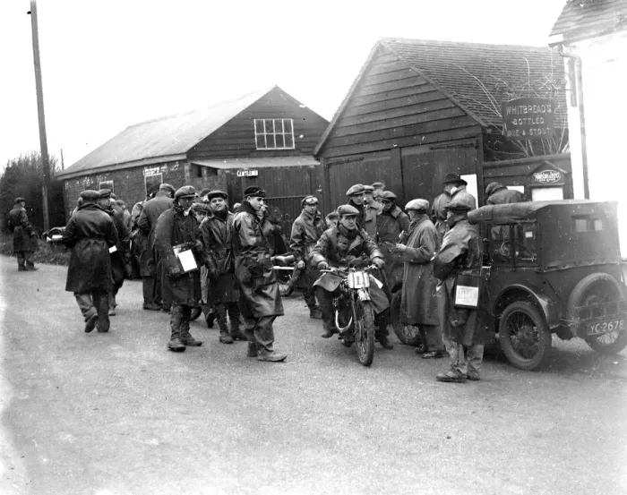 Framed Print : Motor Cycle Trial (Wrotham) 1934 Framed Print : Motor Cycle Trial (Wrotham) 1934