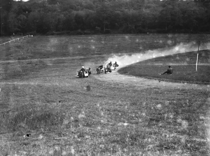 Framed Print : Motor cycling race. 1935 Framed Print : Motor cycling race. 1935
