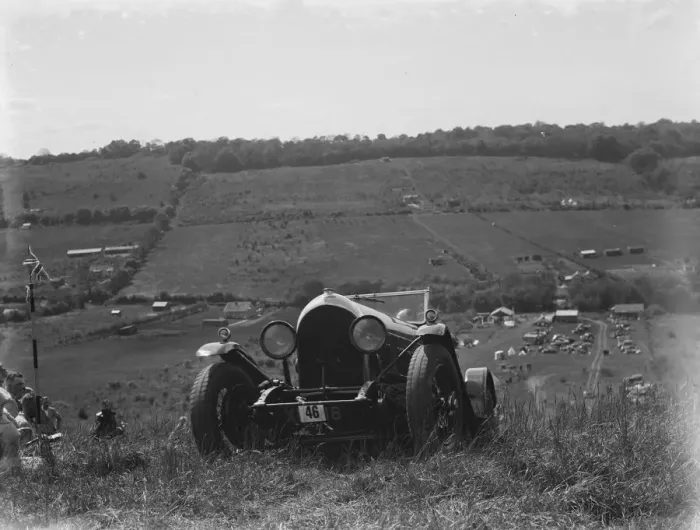 Framed Print : Motor hill climb at Farningham. 26 May 1937 Framed Print : Motor hill climb at Farningham. 26 May 1937